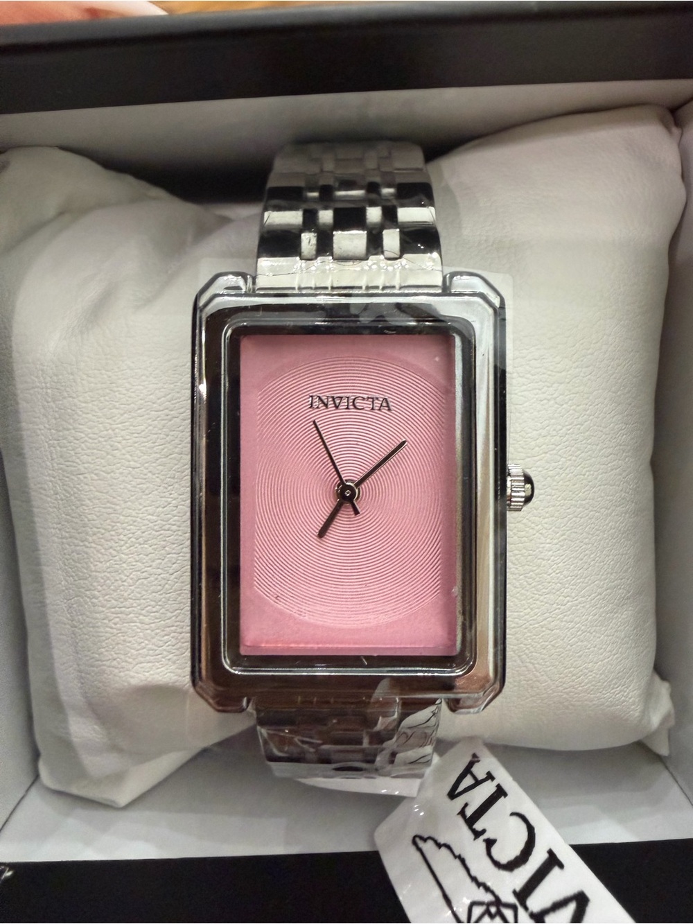 Invicta Celestial Lupah Silver Bracelet Watch with Pink Dial